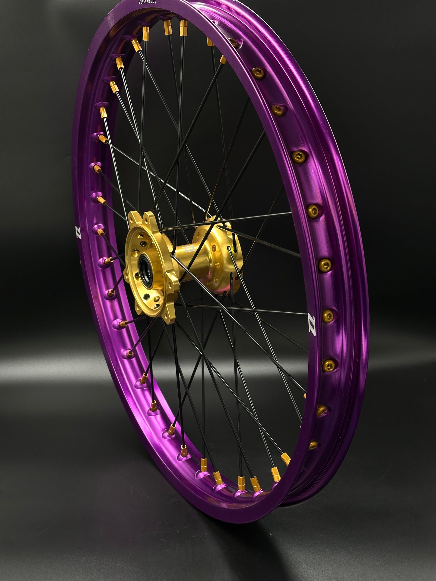 Surron Ultra Bee Wheels 18/21 Gold/Purple