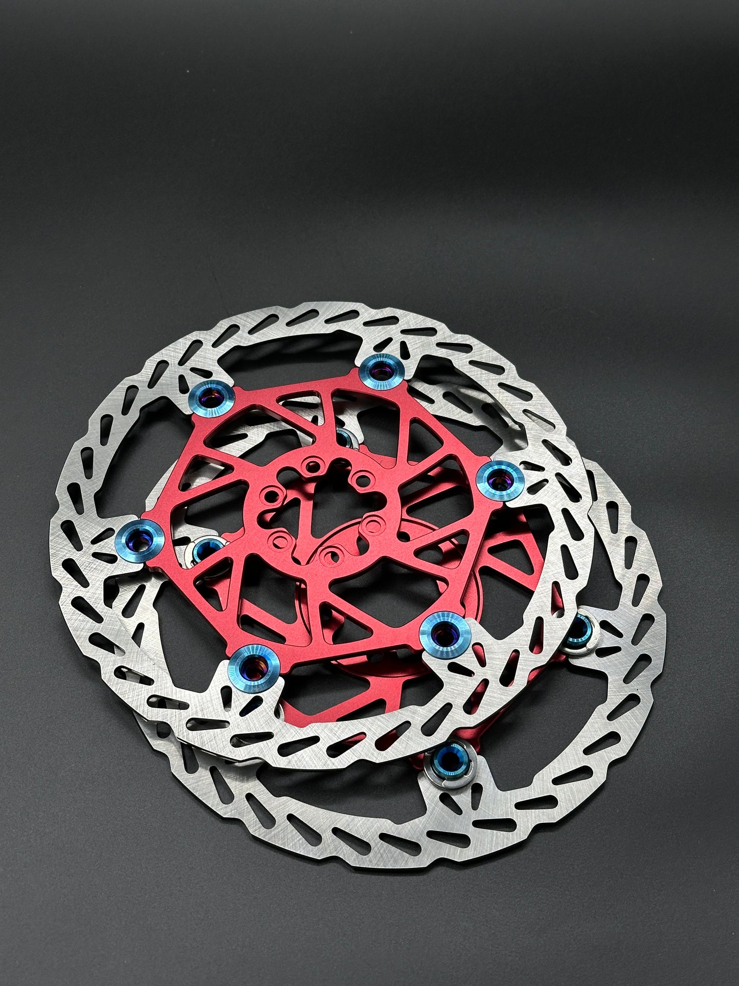 Surron Light Bee 220mm Front & Rear Floating Brake Disc Set (Includes Brackets/Adapters)