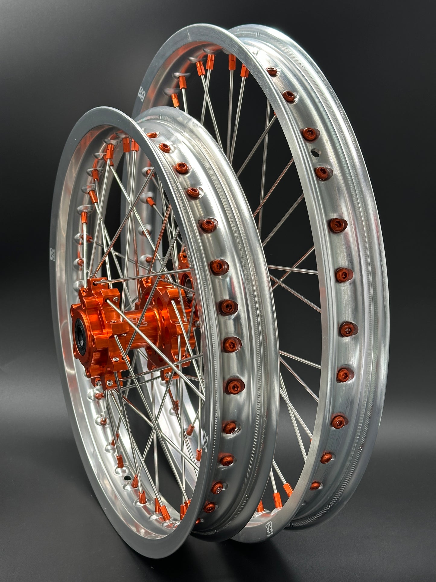 Surron Light Bee Wheels 16/19 Sliver/Orange