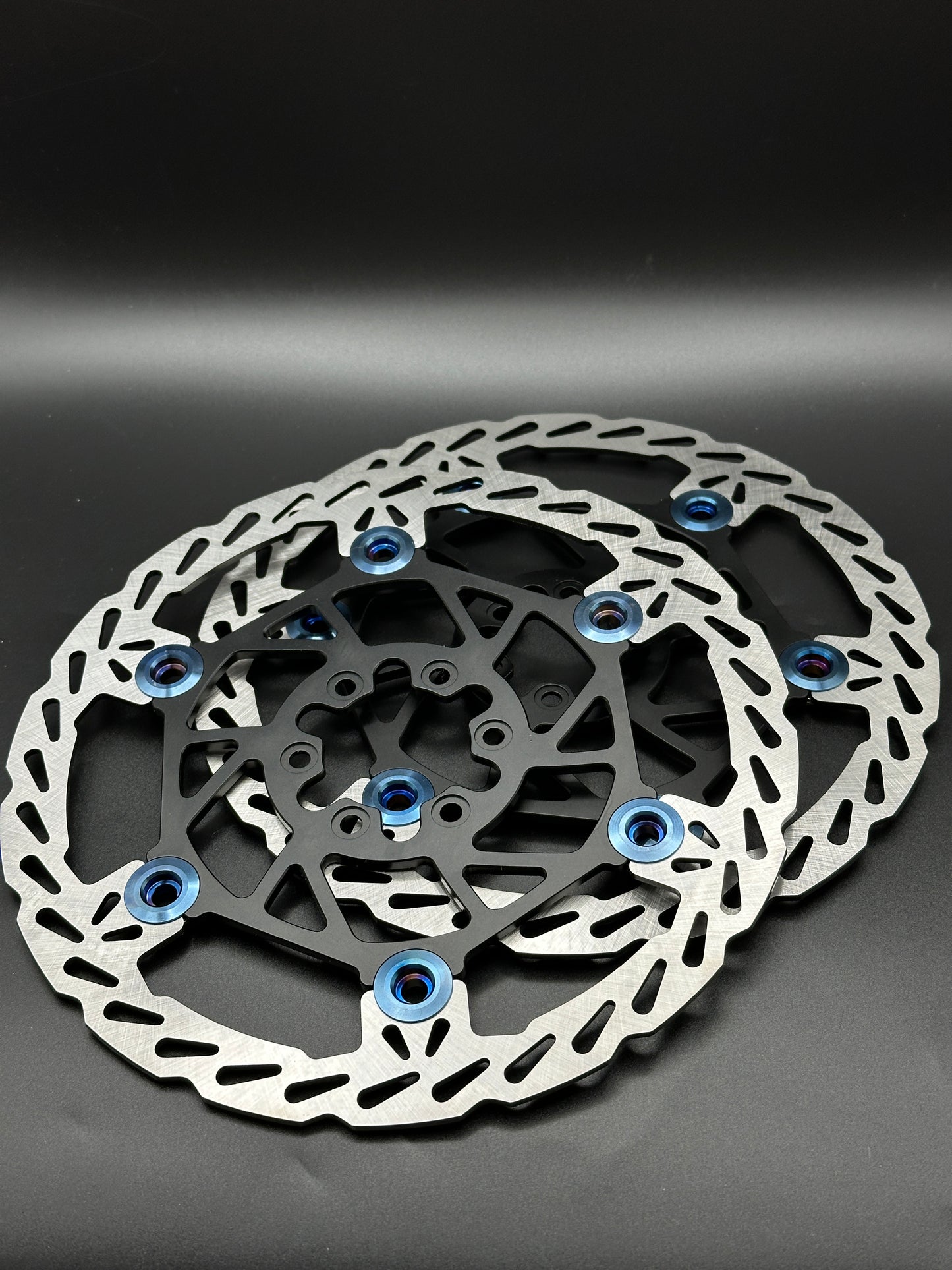 Surron Light Bee 220mm Front & Rear Floating Brake Disc Set (Includes Brackets/Adapters)