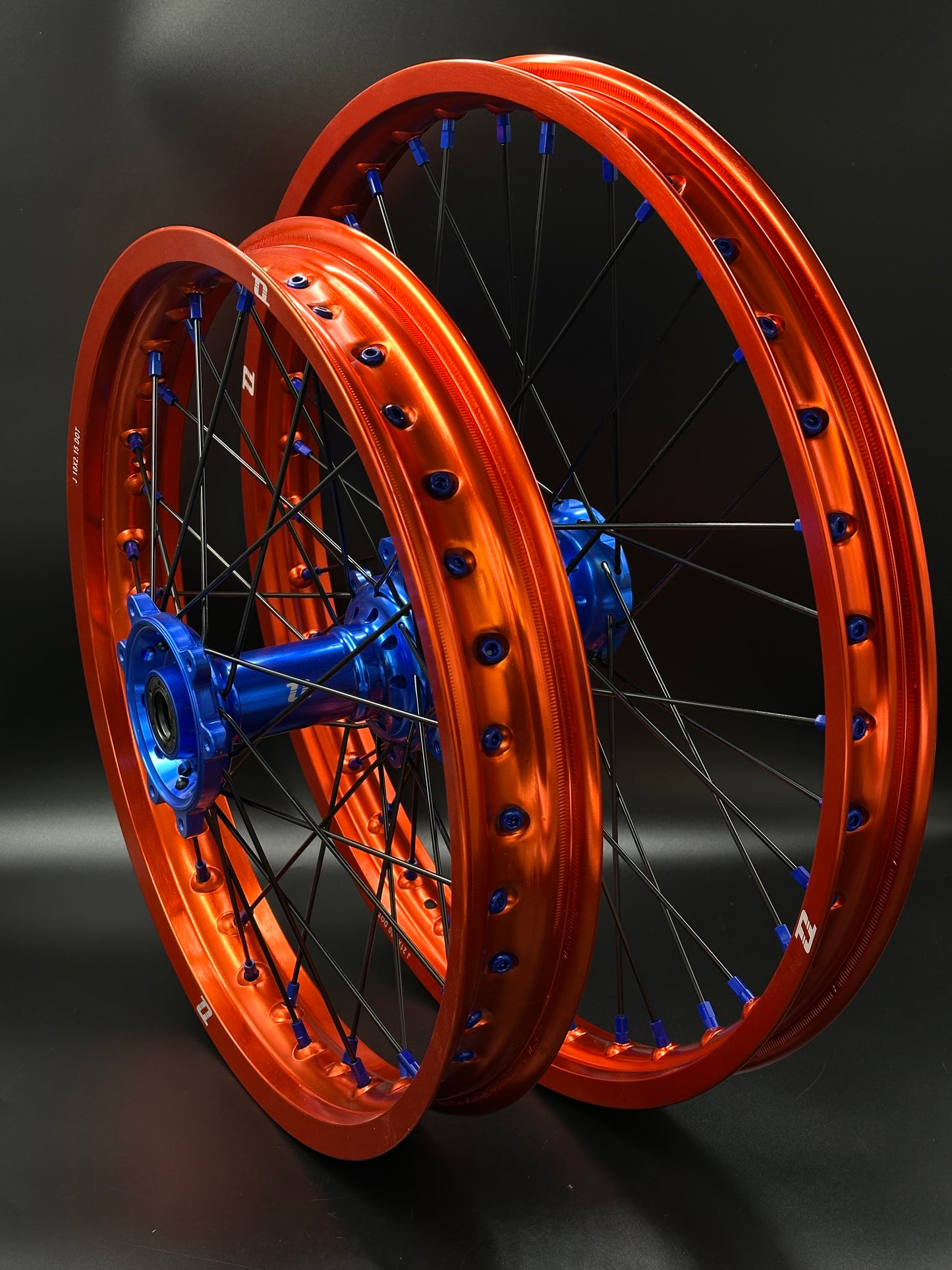 Surron Ultra Bee Wheels 18/21 Orange/Blue