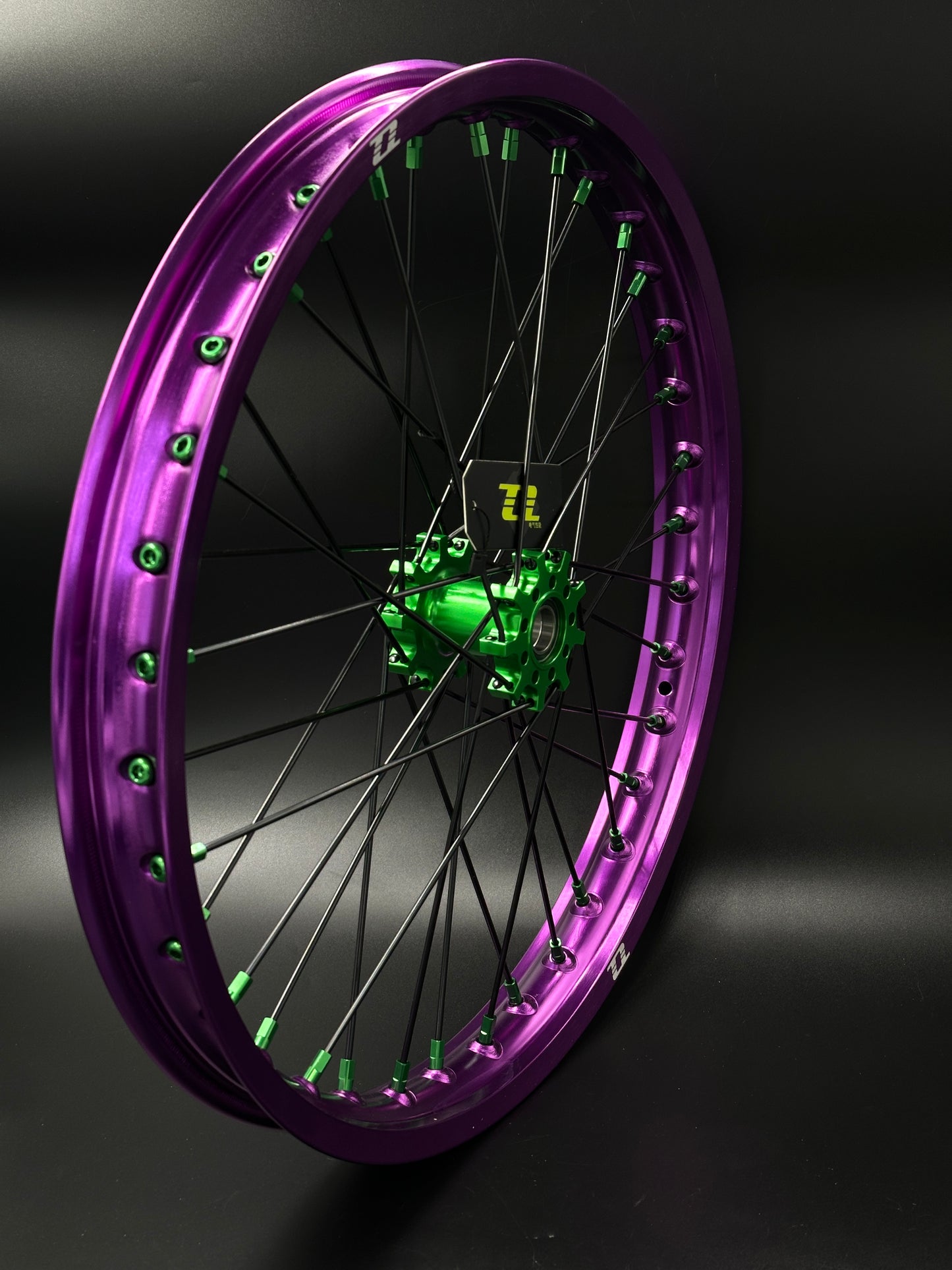 Surron Light Bee Wheels 16/19 Purple/Green