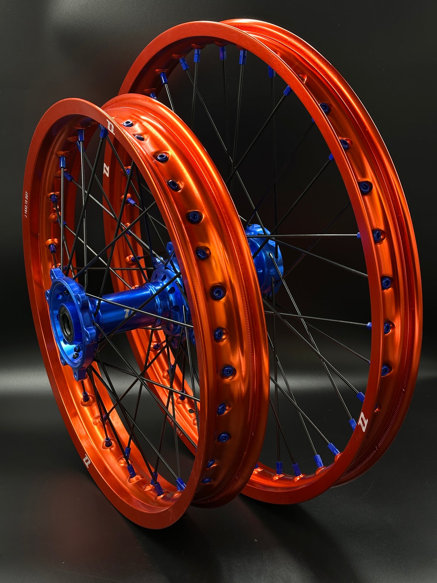 Surron Ultra Bee Wheels 18/21 Orange/Blue