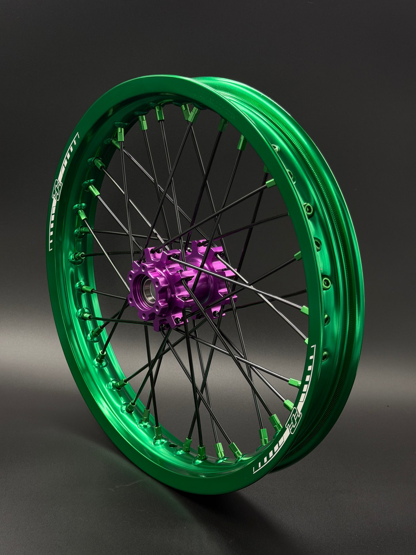 Surron Hyper Bee Wheels 12/14 Green/Purple