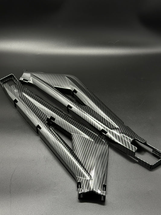 Surron Light Bee Swing Arm Protectors (Carbon Dipped)