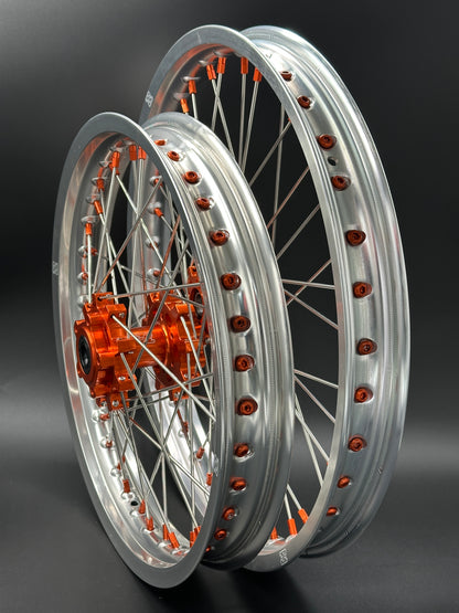 Surron Light Bee Wheels 16/19 Sliver/Orange