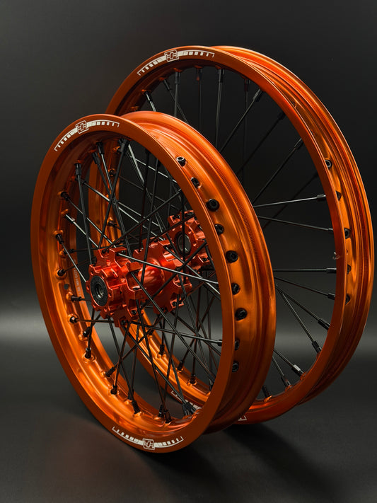 Surron Hyper Bee 17/14 Wheels Orange/Orange