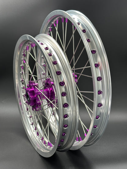 Surron Light Bee Wheels 16/19 Sliver/Purple