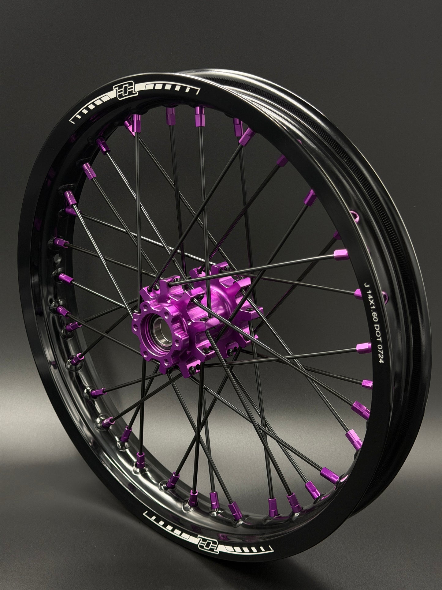 Surron Hyper Bee Wheels 12/14 Black/Purple