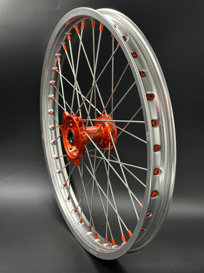 Surron Ultra Bee Wheels 18/21 Sliver/Orange