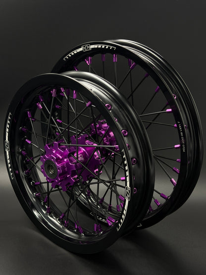 Surron Hyper Bee Wheels 12/14 Black/Purple