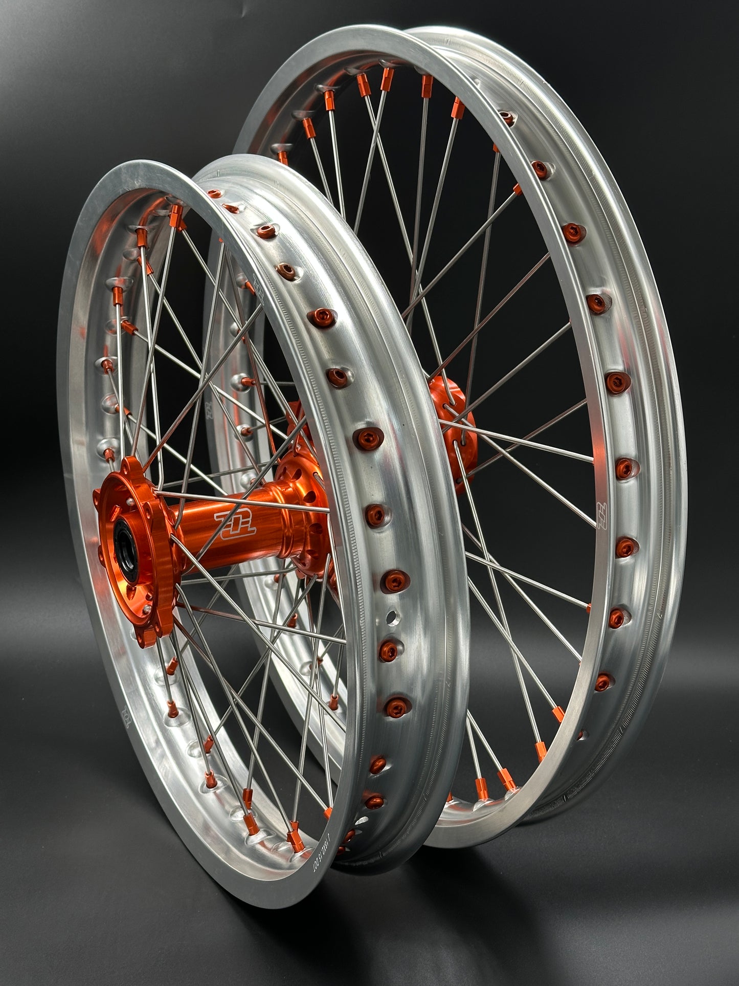 Surron Ultra Bee Wheels 18/21 Sliver/Orange