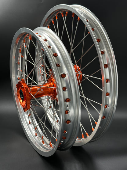 Surron Ultra Bee Wheels 18/21 Sliver/Orange