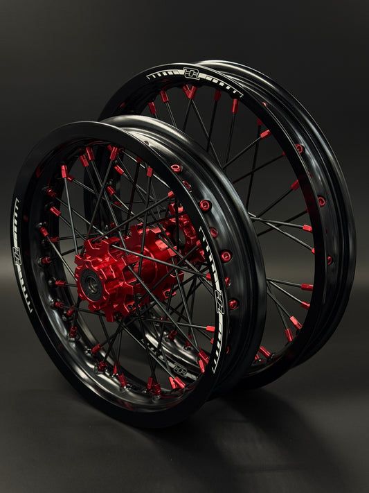 Surron Hyper Bee Wheels 12/14 Black/Red