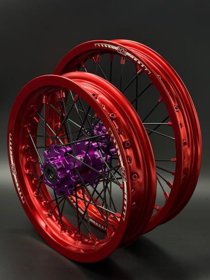 Surron Hyper Bee Wheels 12/14 Red/Purple