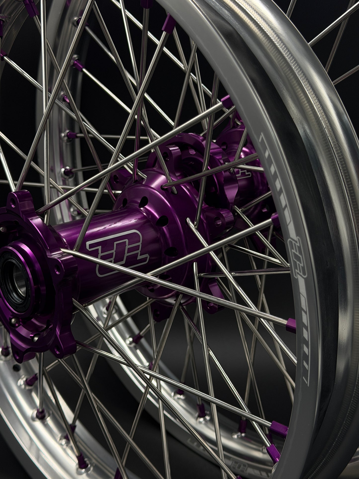 Stark Varg & KTM 21/18 Sliver/Purple