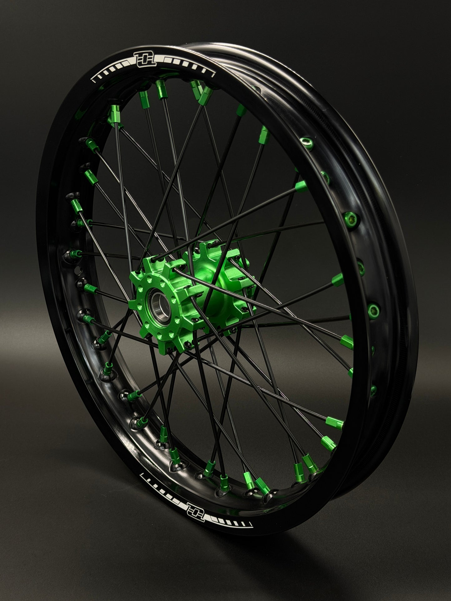 Surron Hyper Bee Wheels 12/14 Black/Green
