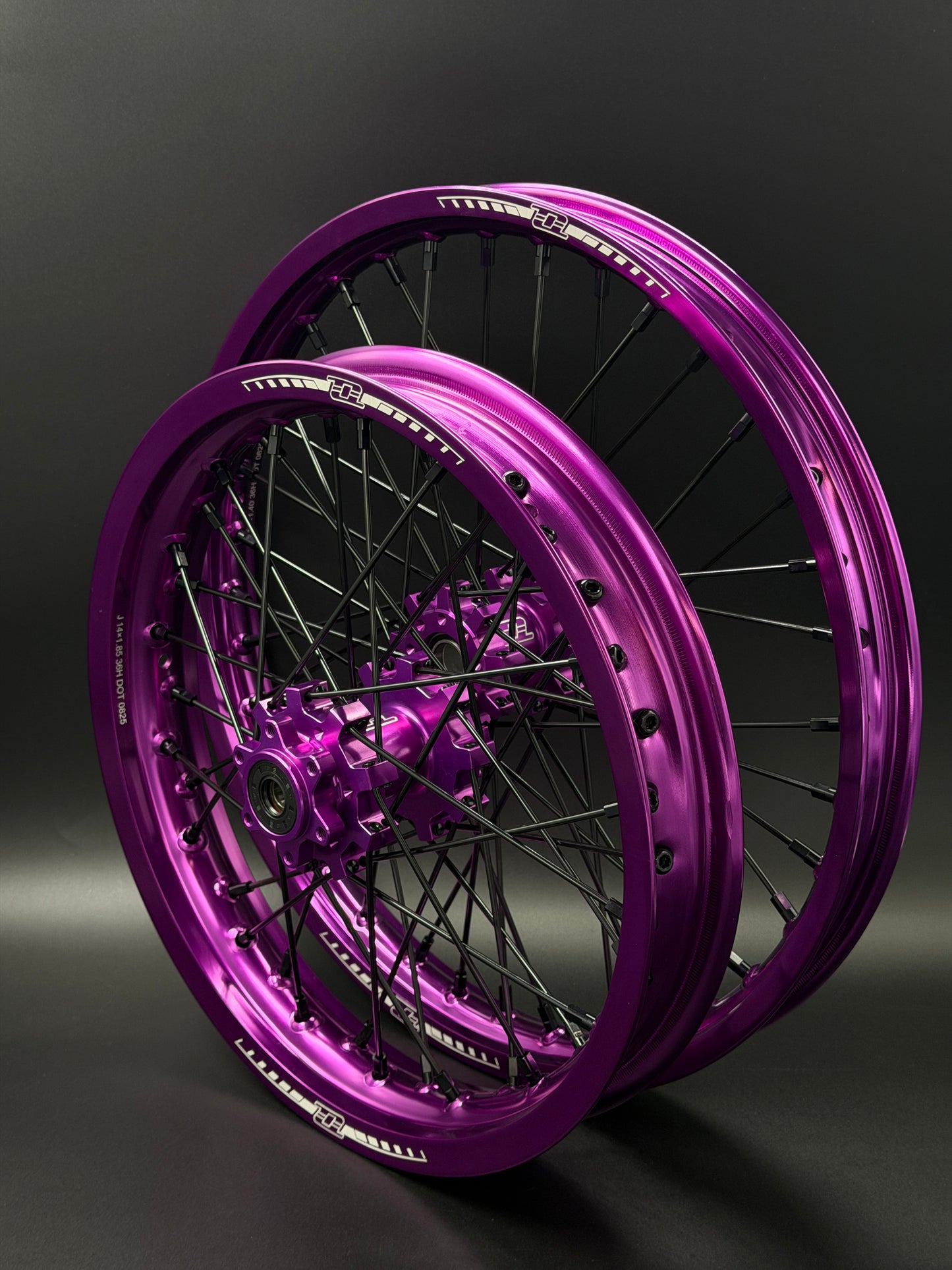 Surron Hyper Bee 17/14 Wheels Purple/Purple