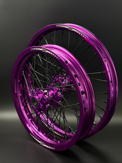 Surron Hyper Bee 17/14 Wheels Purple/Purple