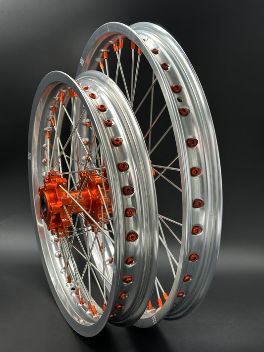 Surron Light Bee Wheels 16/19 Sliver/Orange