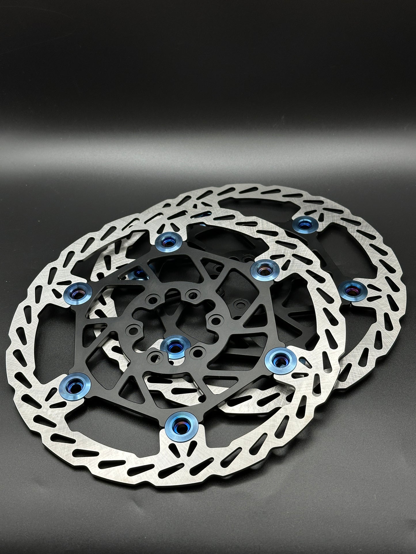 Surron Light Bee 220mm Front & Rear Floating Brake Disc Set (Includes Brackets/Adapters)